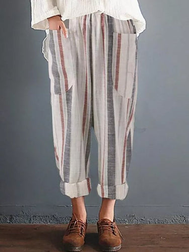 Levoire | Pantalons Relaxants Rayés
