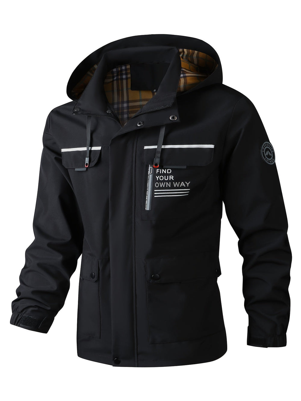 Levoire | Veste De Sport Décontractée Pour Hommes Avec Capuche Amovible