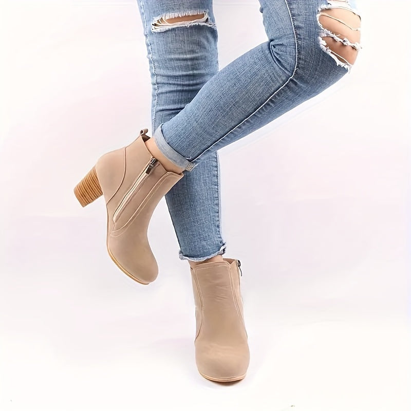 Levoire | Bottes Relaxantes Pour Femmes Avec Un Talon Épais Pour Une Marche Confortable