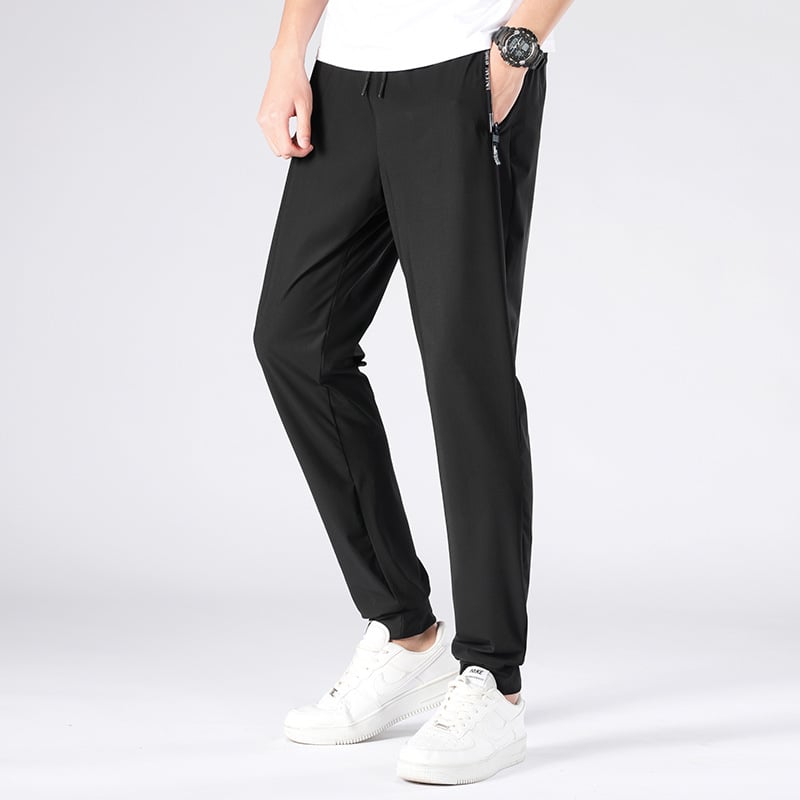 Levoire | Unisexe Super Extensible Confortable Pantalon Noir (Hommes) Pantalon de jogging