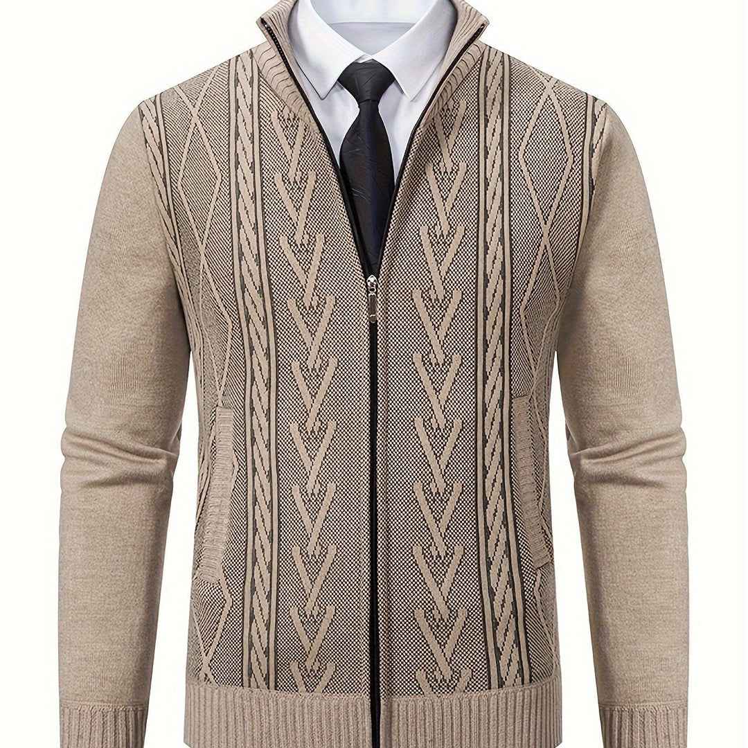 Levoire | Motif Géométrique Récolte De Vin Pour Hommes Sweatshirt