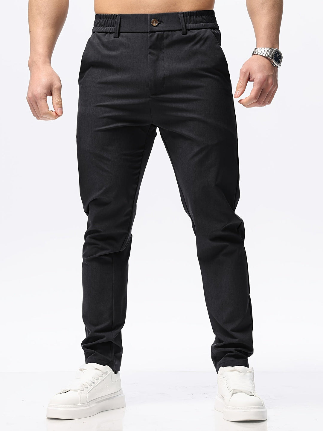 Levoire | Pantalons D'Affaires Confortables Pour Hommes Coupe Slim