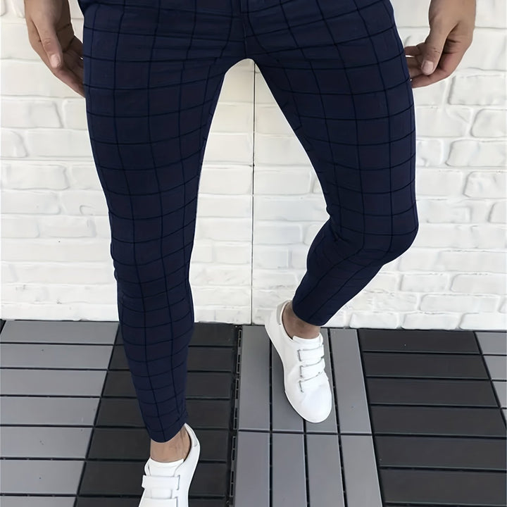 Levoire | Élégant Pantalon À Carreaux Pour Hommes