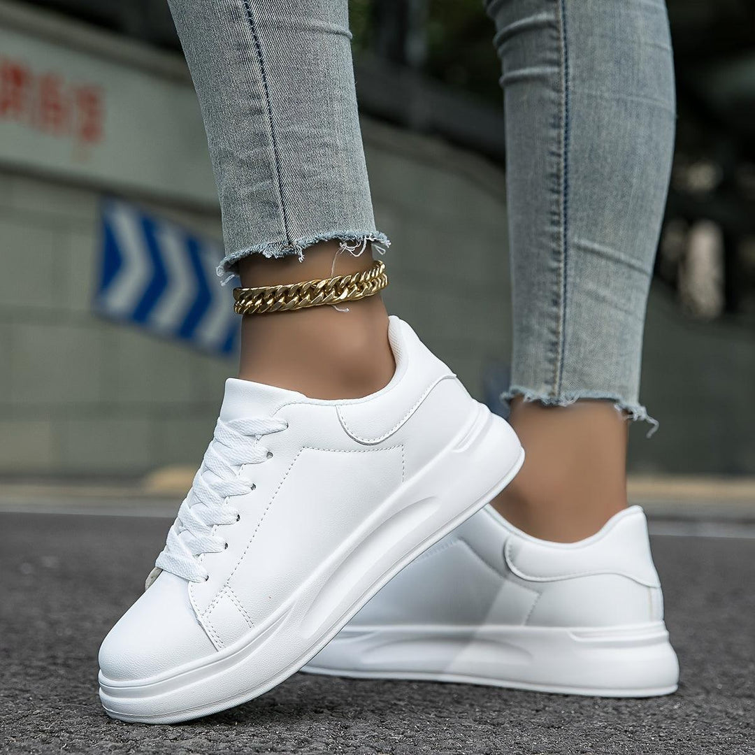 Levoire | Baskets Imperméables En Cuir Blanc