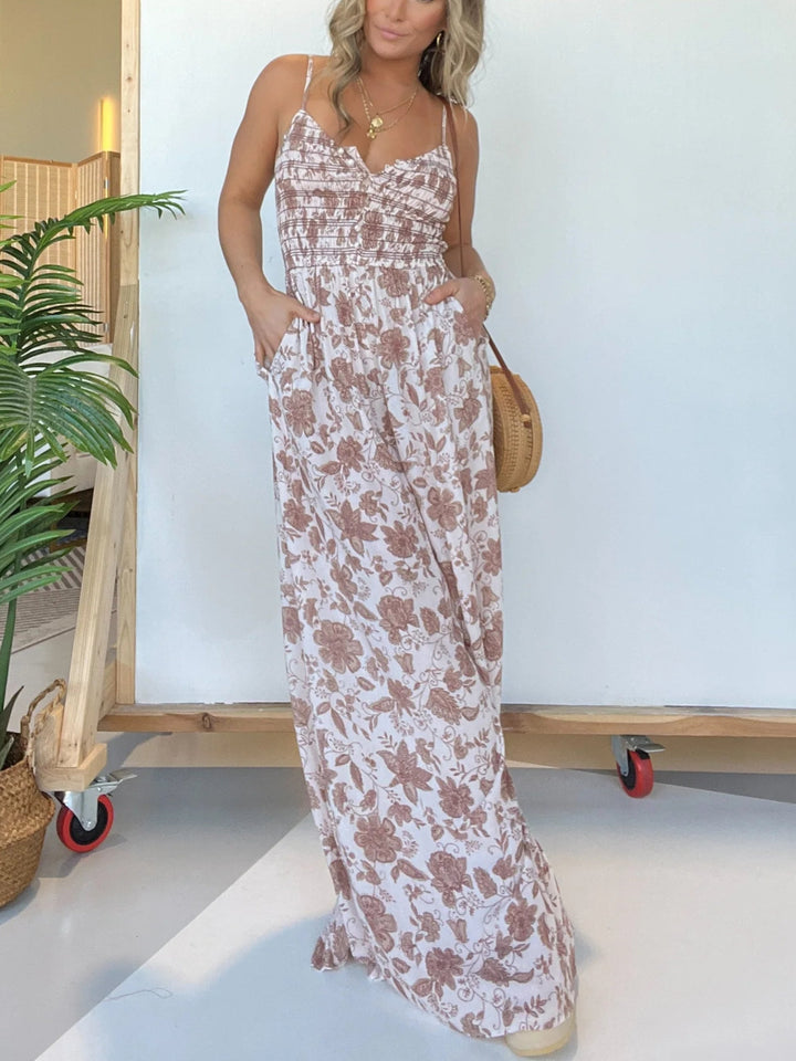 Levoire | Nouvelle Combinaison Fleurie Avec Pantalons Amples