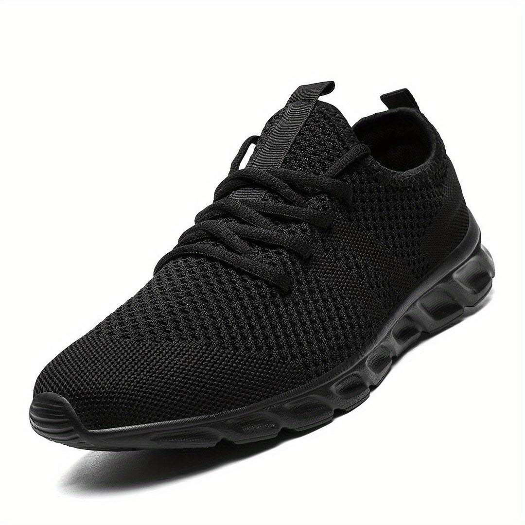 Levoire | Légers, Respirants Chaussures De Course Pour Hommes Avec Antidérapant Noir EU47.5