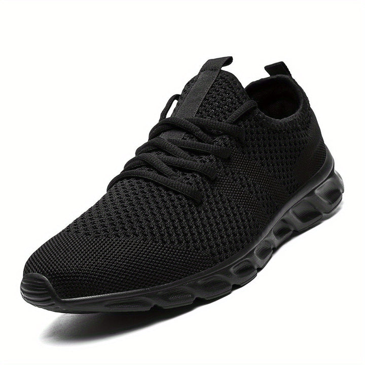 Levoire | Légers, Respirants Chaussures De Course Pour Hommes Avec Antidérapant Noir EU47.5