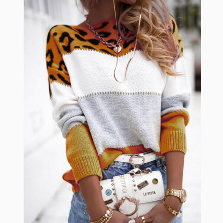 Levoire | Pull Imprime Pour Femme - Chaud Jaune