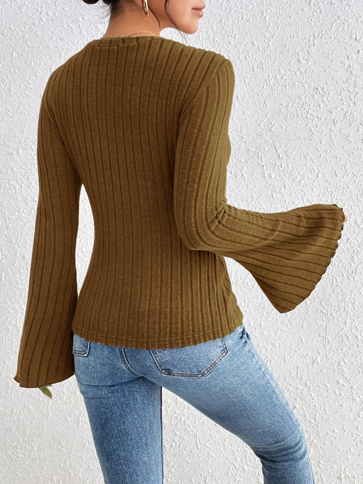 Levoire | Honey Col Rond Flare Sans Manches T-shirt