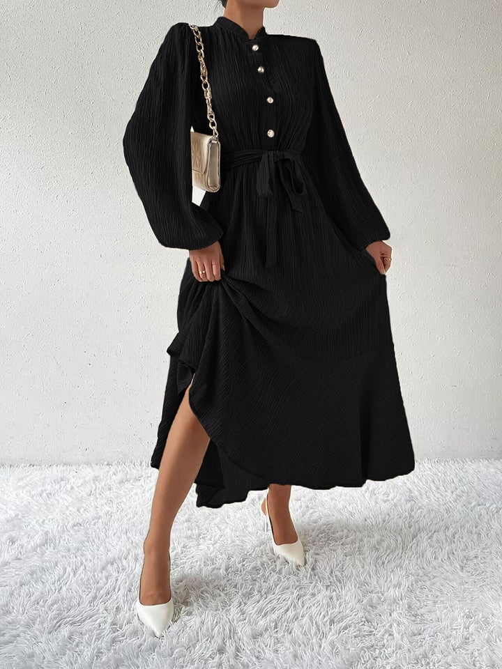 Levoire | Robe À Manches Longues Et Ceinture À Nœuds