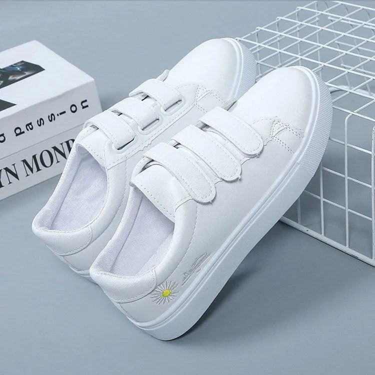Levoire | Sandales pour femmes à fermeture par velcro Casual Blanc