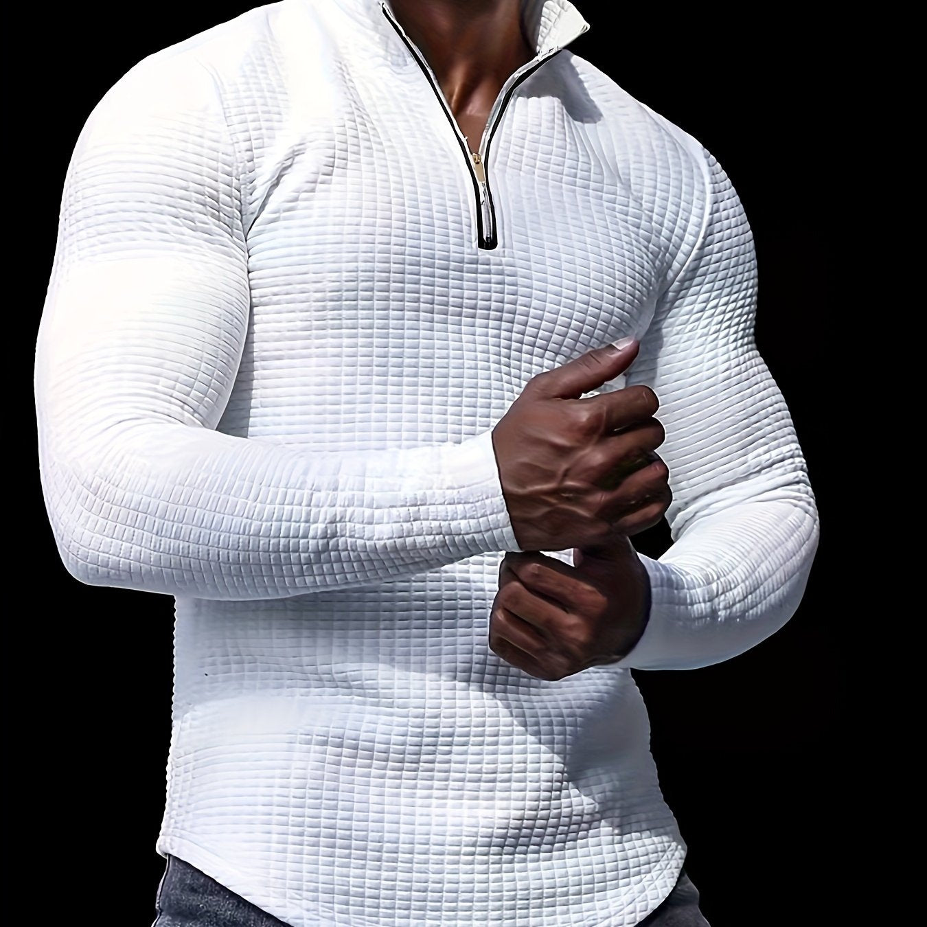 Levoire | Pull En Tricot Uni Willa Avec Col Pour Hommes