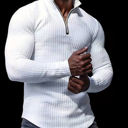 Levoire | Pull En Tricot Uni Willa Avec Col Pour Hommes