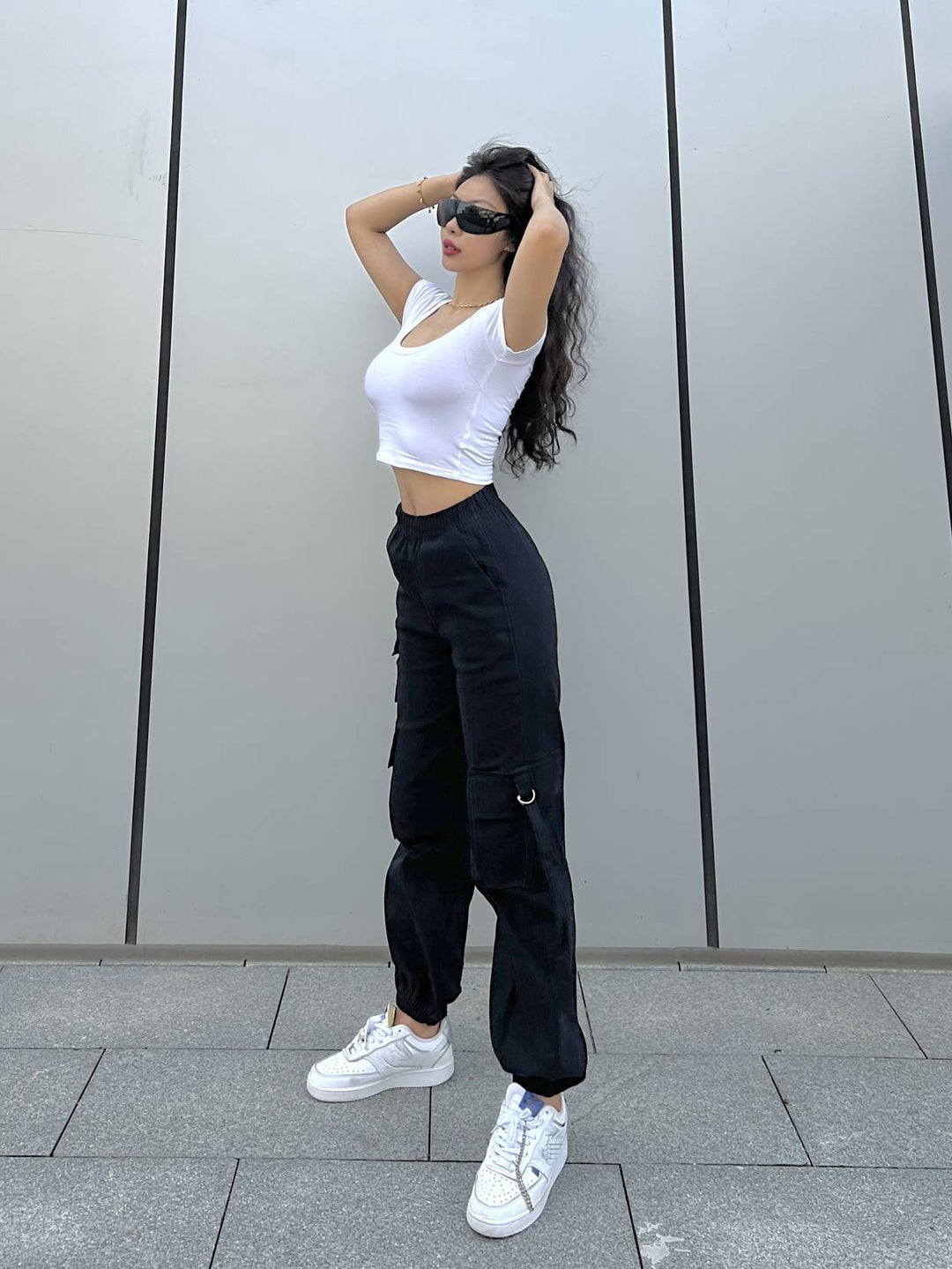 Levoire | Pantalons Cargo Avec Une Allure Industrielle