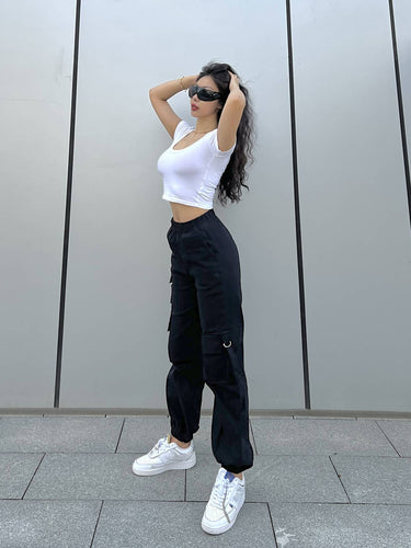 Levoire | Pantalons Cargo Avec Une Allure Industrielle