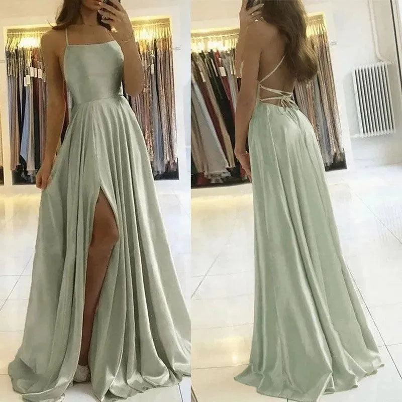 Levoire | Robe de soirée élégante en satin brillant