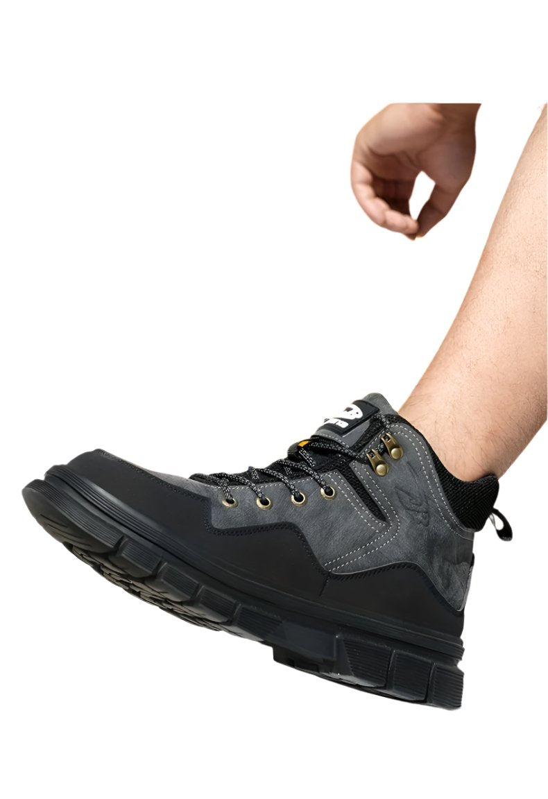 Levoire | Bottes De Sécurité Mi-Hautes Robustes Pour Hommes Avec Embout Et Semelle Renforcés