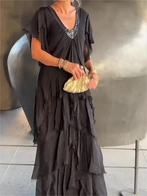 Levoire | Robe D'Été Moderne À Manches Longues