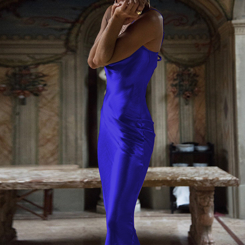 Levoire | Élégant Sexy Sans Bretelles Simple Long Robe