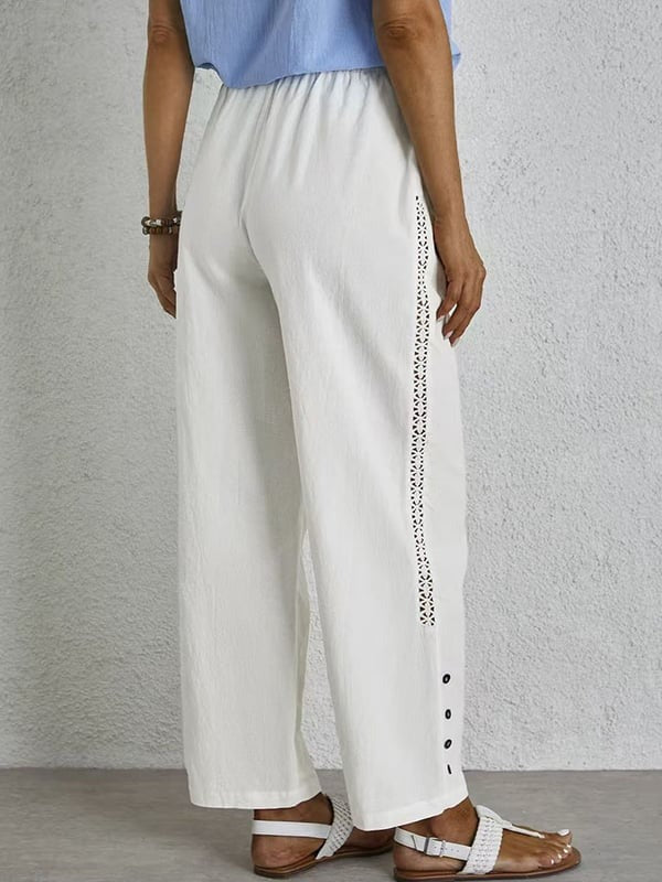 Levoire | Pantalon À Boutons Sans Effort