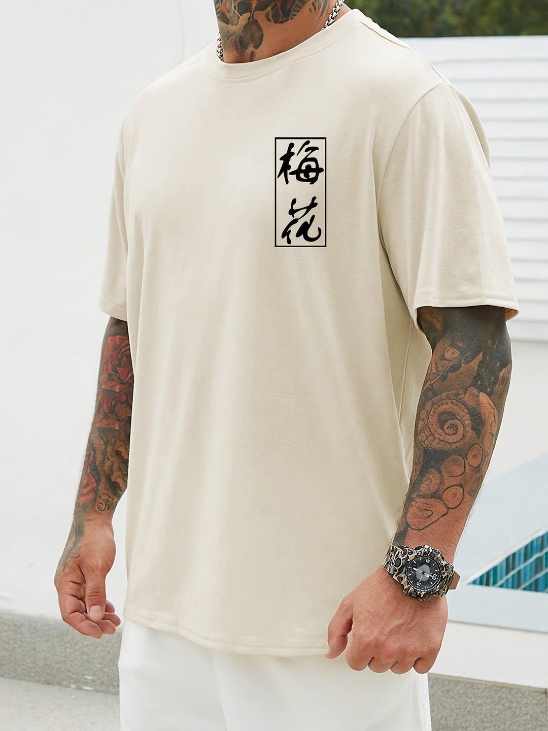Levoire | T-Shirt En Coton Pour Homme Avec Impression Graphique