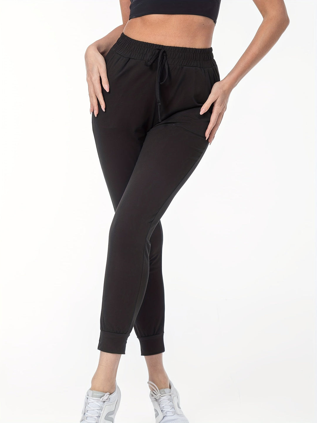 Levoire | Pantalons De Sport Confortables Pour Femmes Noirs À Taille Haute