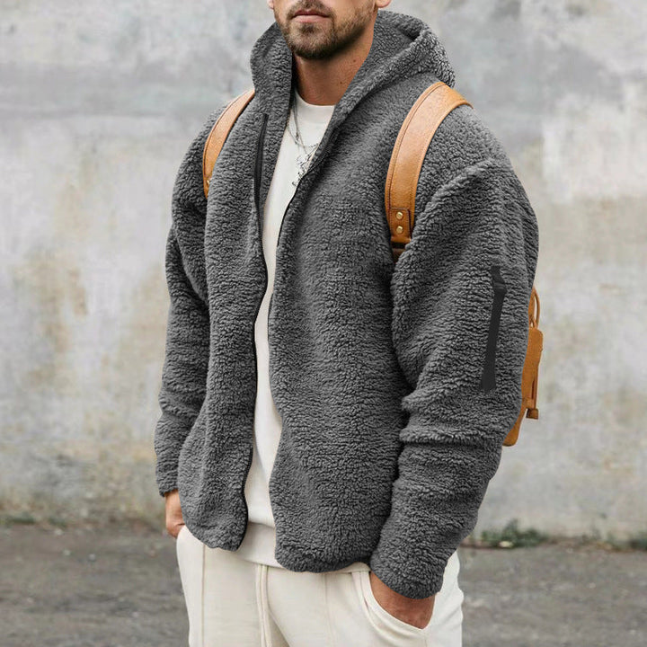 Levoire | Veste en Polaire Chaude et Confortable pour Femmes Gris foncé