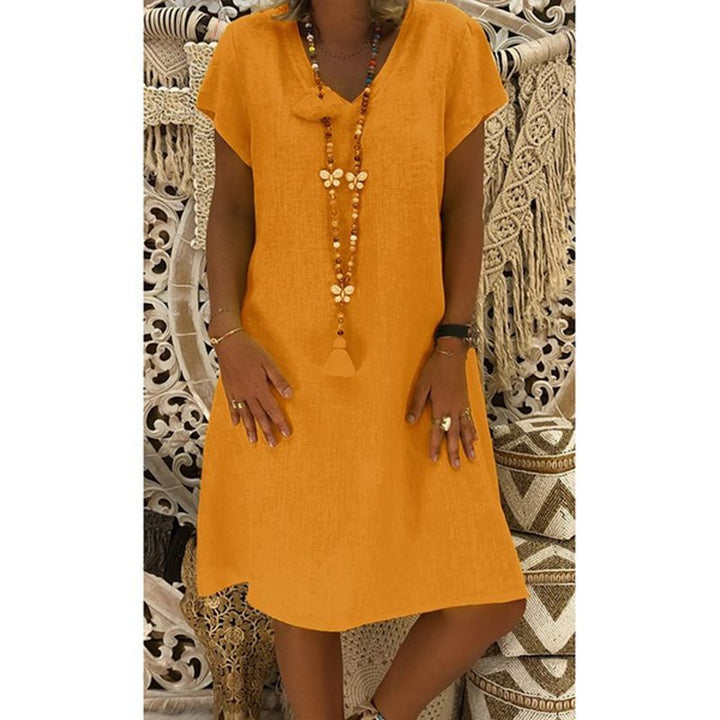 Levoire | Robe en dentelle raffinée Orange