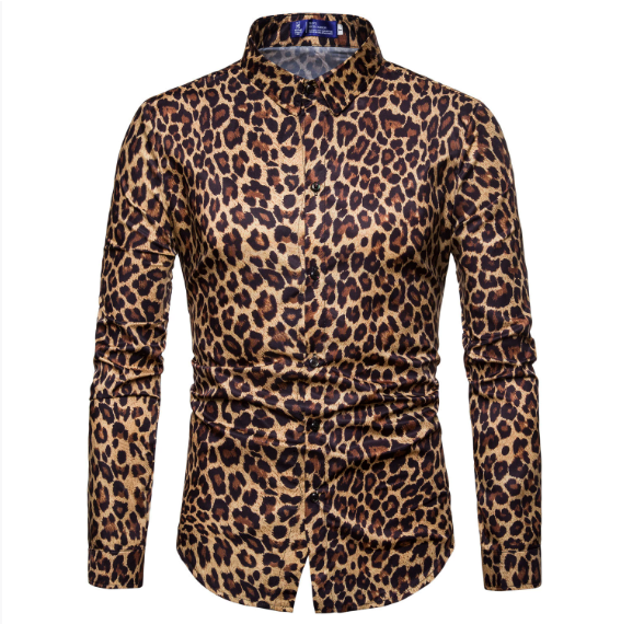 Levoire | Chemise Léopard Manches Longues Homme