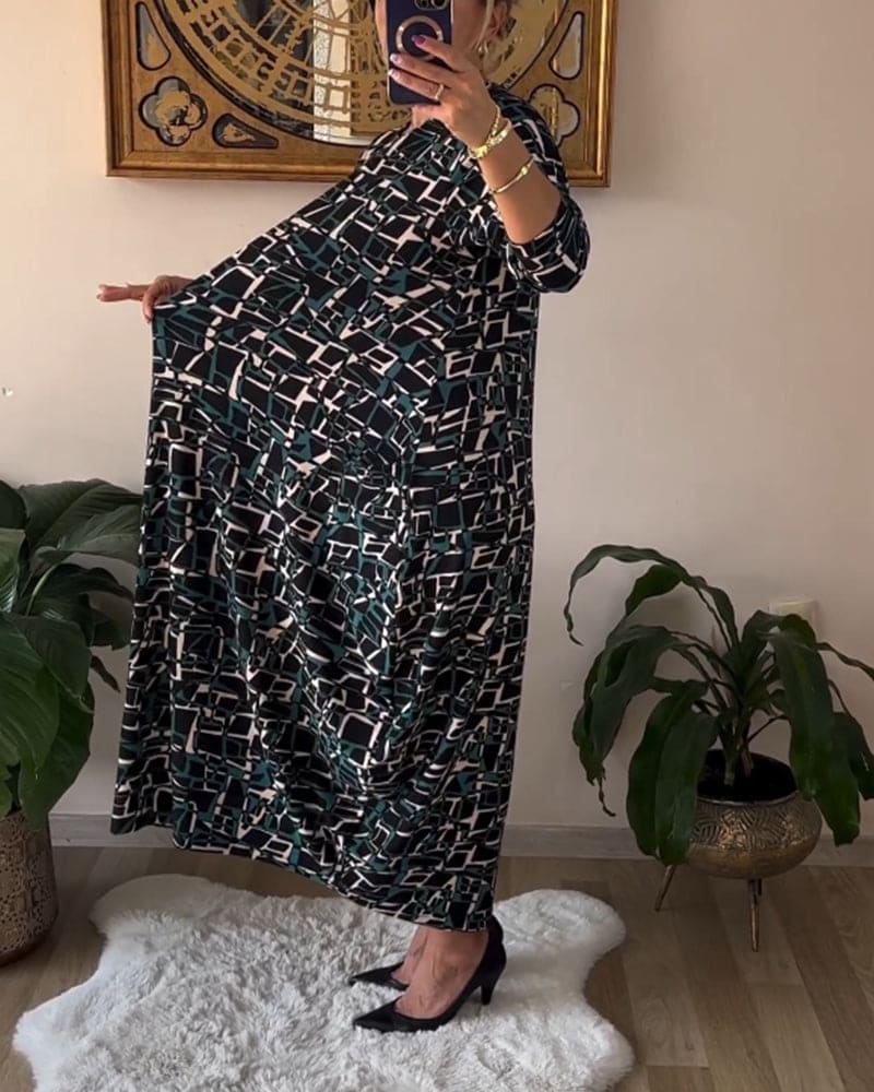Levoire | Robe De Style Rétro À Manches Longues