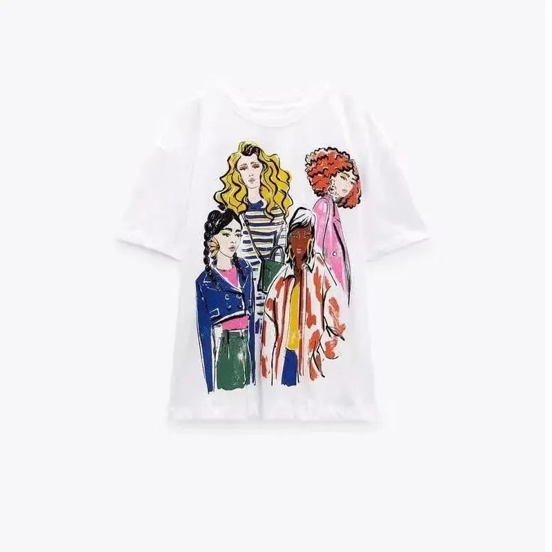 Levoire | t-shirt imprimé à manches courtes pour femmes Image 19