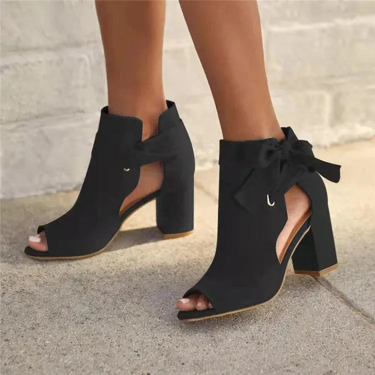 Levoire | Sandales à talons hauts et lacets Noir
