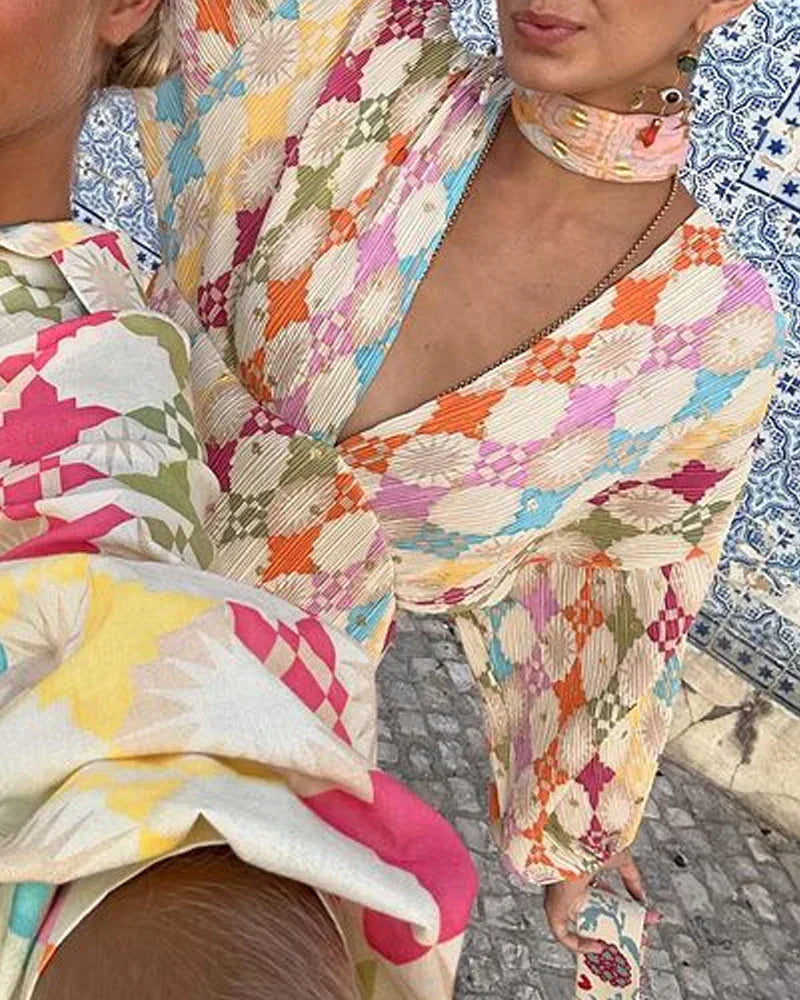 Levoire | Robe élégante avec manches ballon