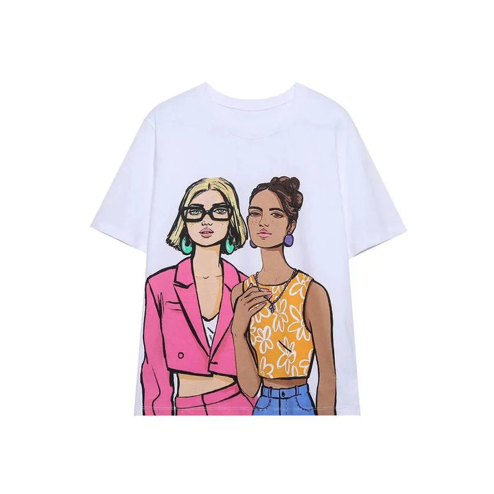 Levoire | t-shirt imprimé à manches courtes pour femmes Image 1