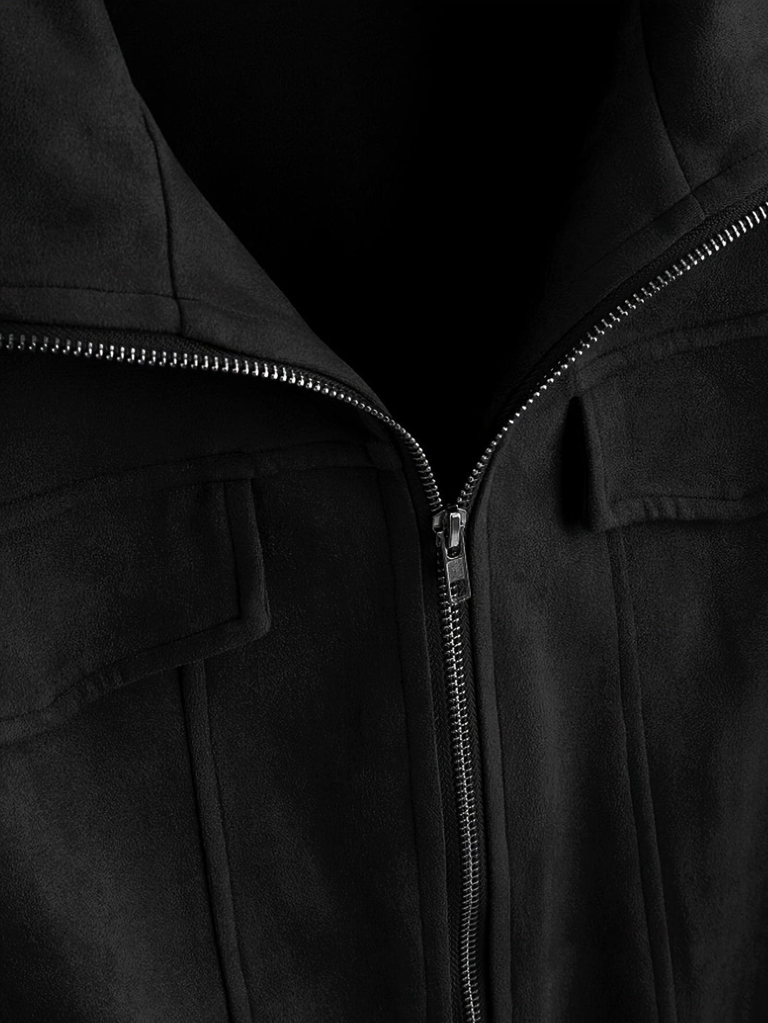 Levoire | Veste Zippée À Col Montant Long À Manches Longues