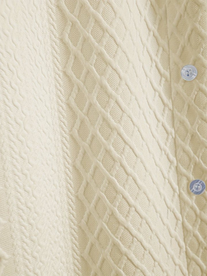 Levoire | Ensemble Uni En Maille À Carreaux En Coton De Cent