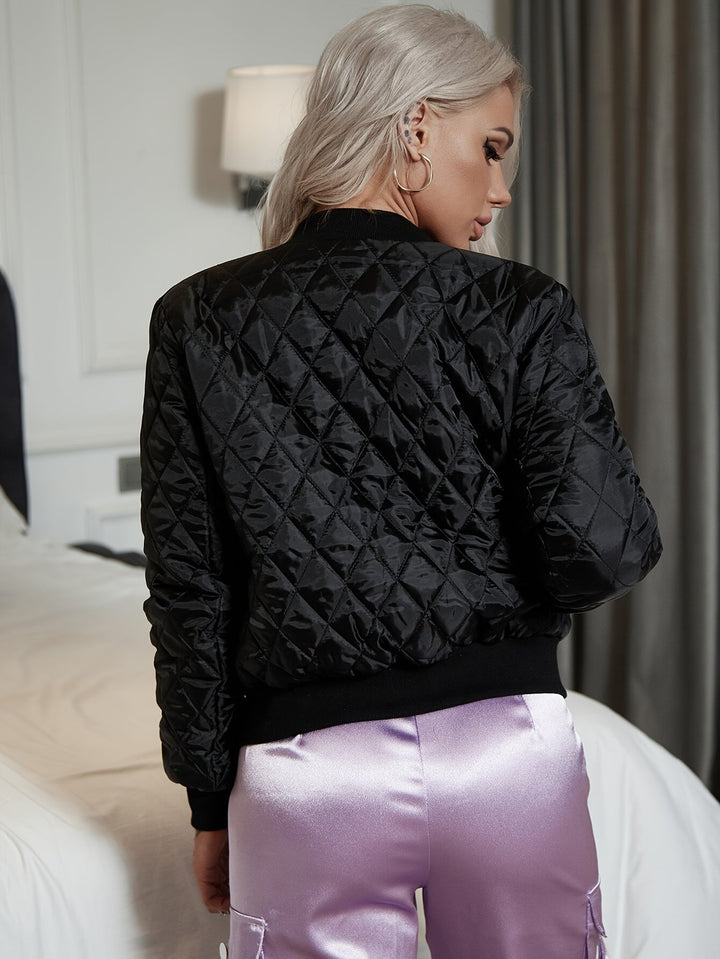 Levoire | Veste Bomber Matelassée En Couleur Unie