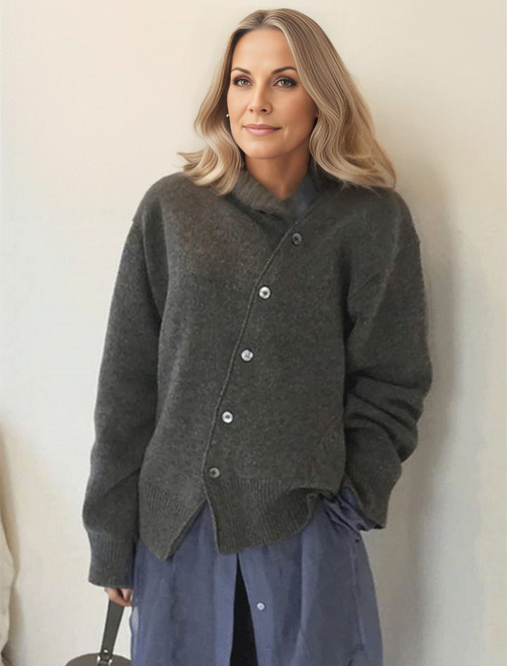 Levoire | Pull Femme Confortable Luxueux Gris