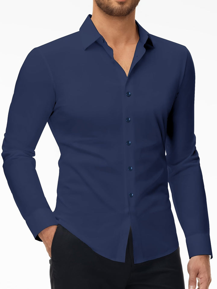 Levoire | Slim Fit Chemise En Coton Stretch Merikulho