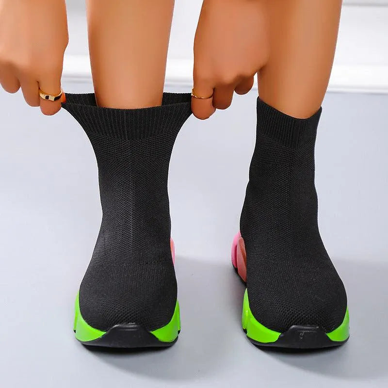 Levoire | Chaussures de sport élastiques à semelle épaisse