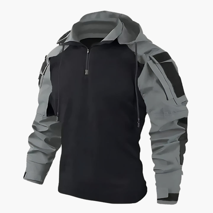 Levoire | Sweat À Capuche Commando Robuste Gris