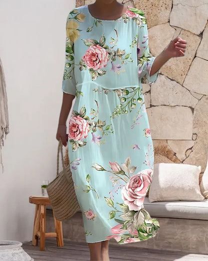 Levoire | Élégant robe de ventre robe florale