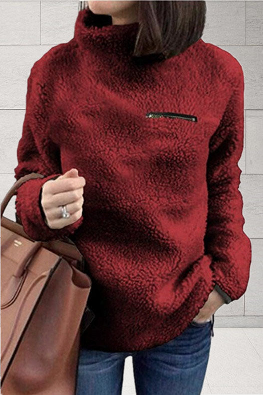 Levoire | Teddy Pull Pour Des Jours Confortables Rot