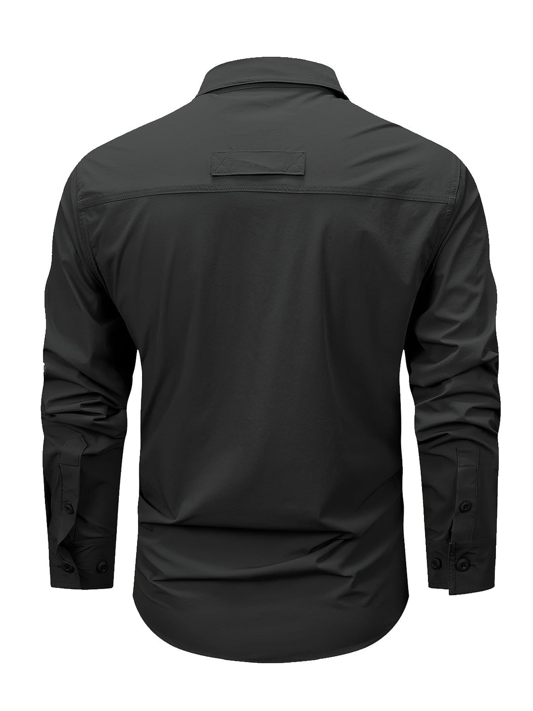 Levoire | Chemise Cargo Simple À Manches Longues Pour Hommes