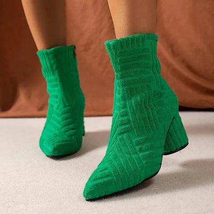 Levoire | Spike bottes avec fermeture éclair Vert