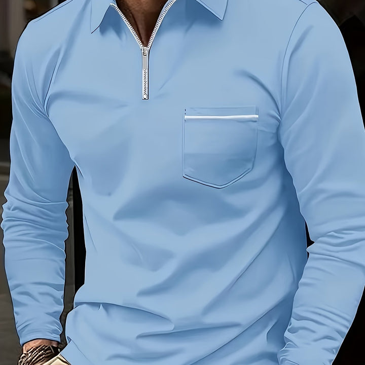 Levoire | Chemise De Liaison Personnalisée À Manches Longues Bleu clair