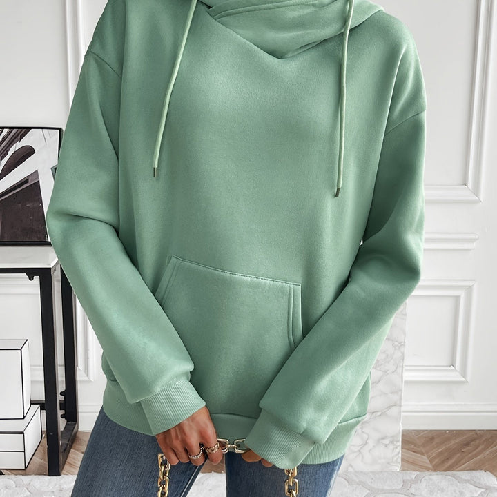 Levoire | Sweat À Capuche Uni Avec Cordon Et Manches Longues
