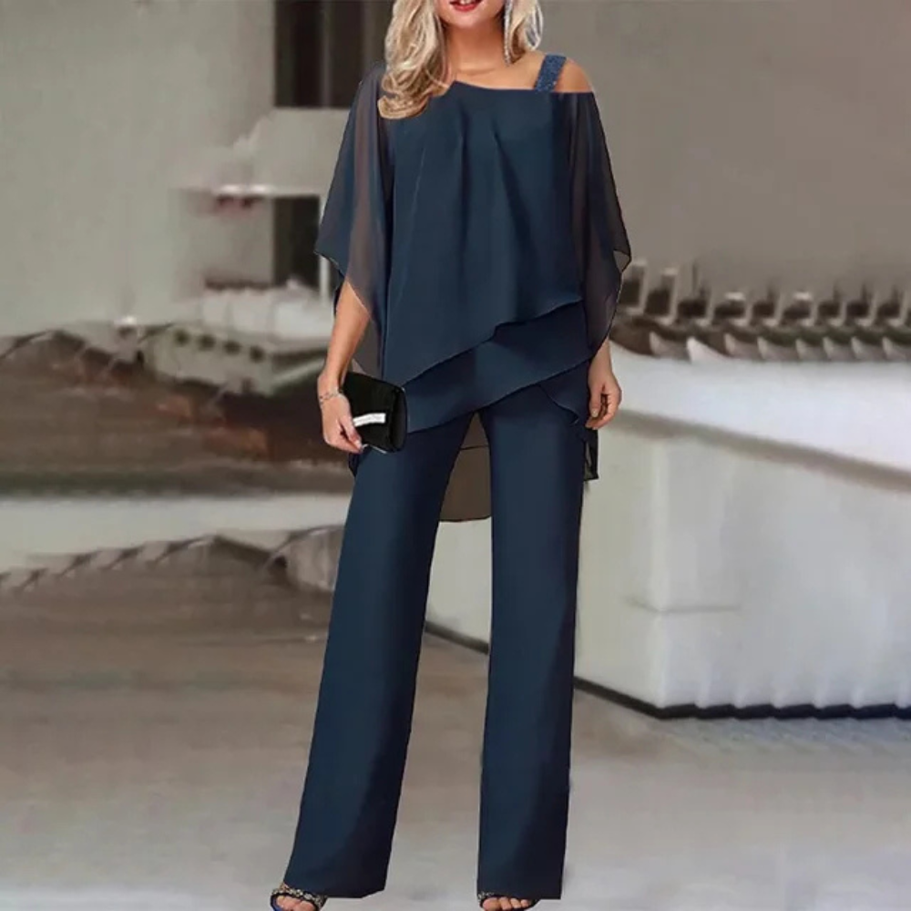 Levoire | Ensemble élégant pour dames pour toutes les occasions Bleu marine