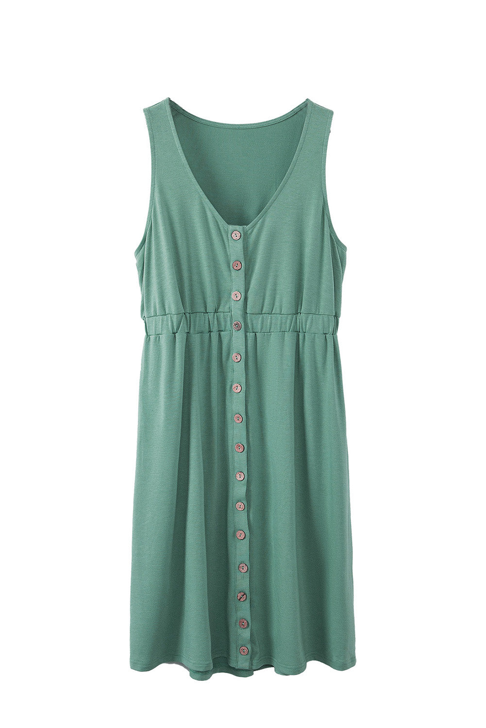 Levoire | Robe Sans Manches Verte