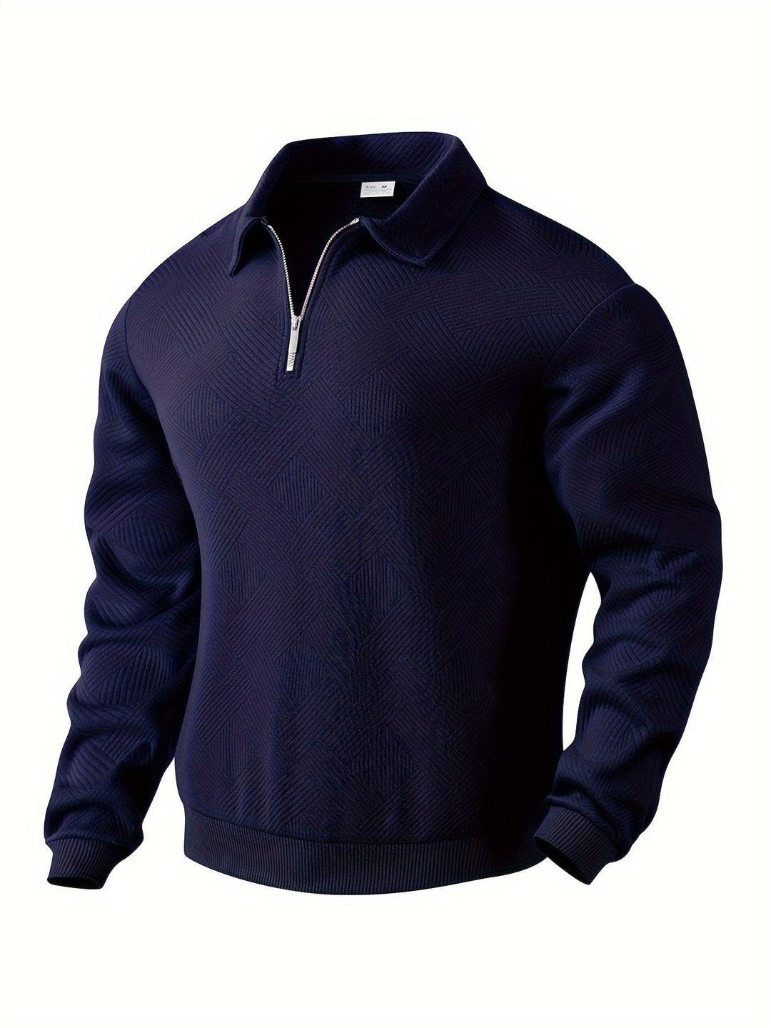 Levoire | Pull vintage à fermeture éclair Bleu